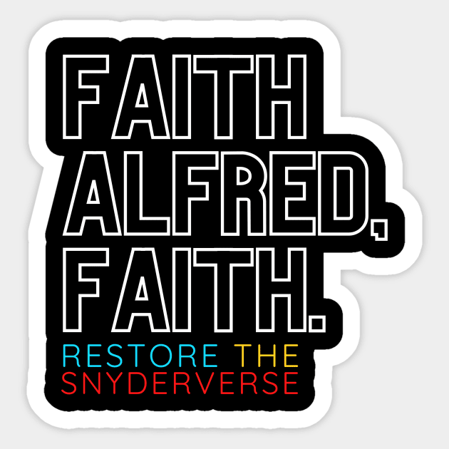 Faith Alfred, Faith Sticker by TatooineSons